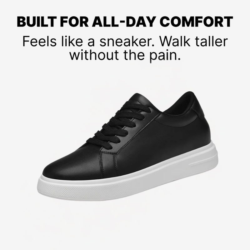 Eleante Classics – Height Boost Sneakers – Up to 4Inch Taller Instantly & Comfortably