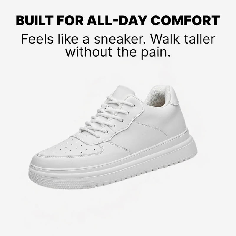 Eleante Classics 2.0 – Height Boost Sneakers – Up to 4Inch Taller Instantly & Comfortably