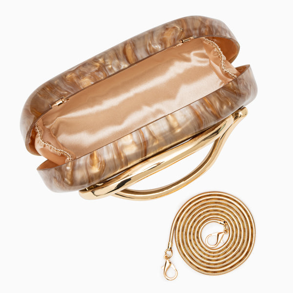 Oro Arc Clutch Bag