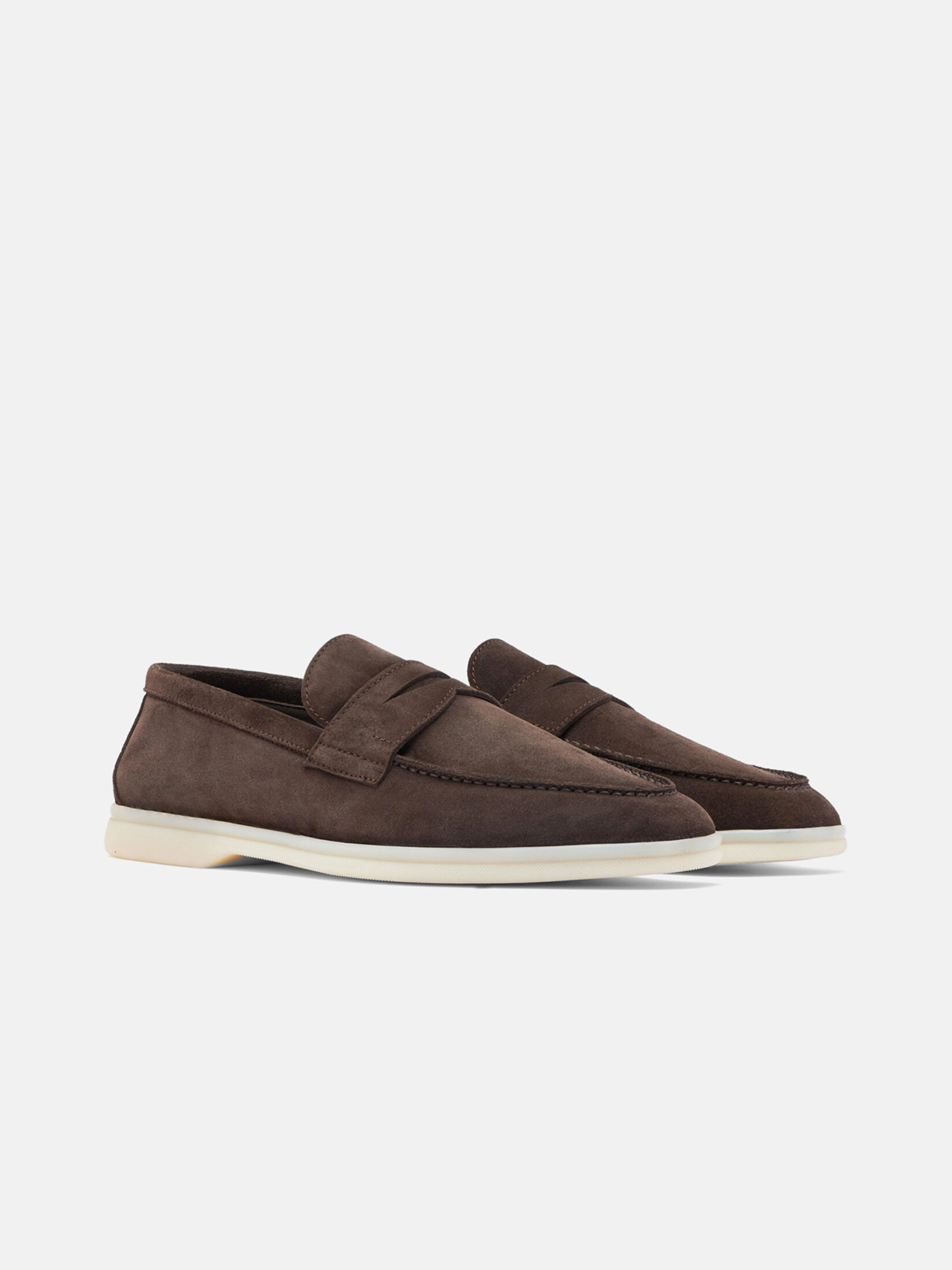 Ludovico Suede Loafer - Coffee Brown