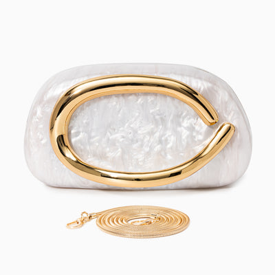 Oro Arc Clutch Bag
