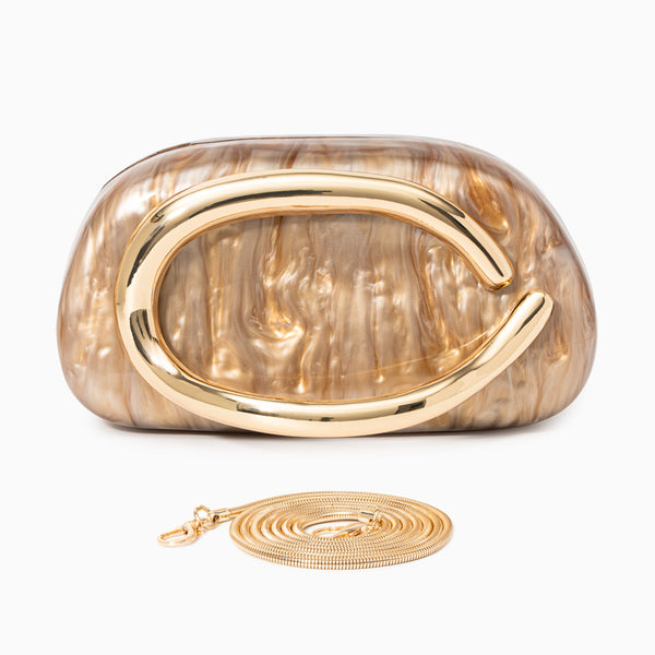 Oro Arc Clutch Bag