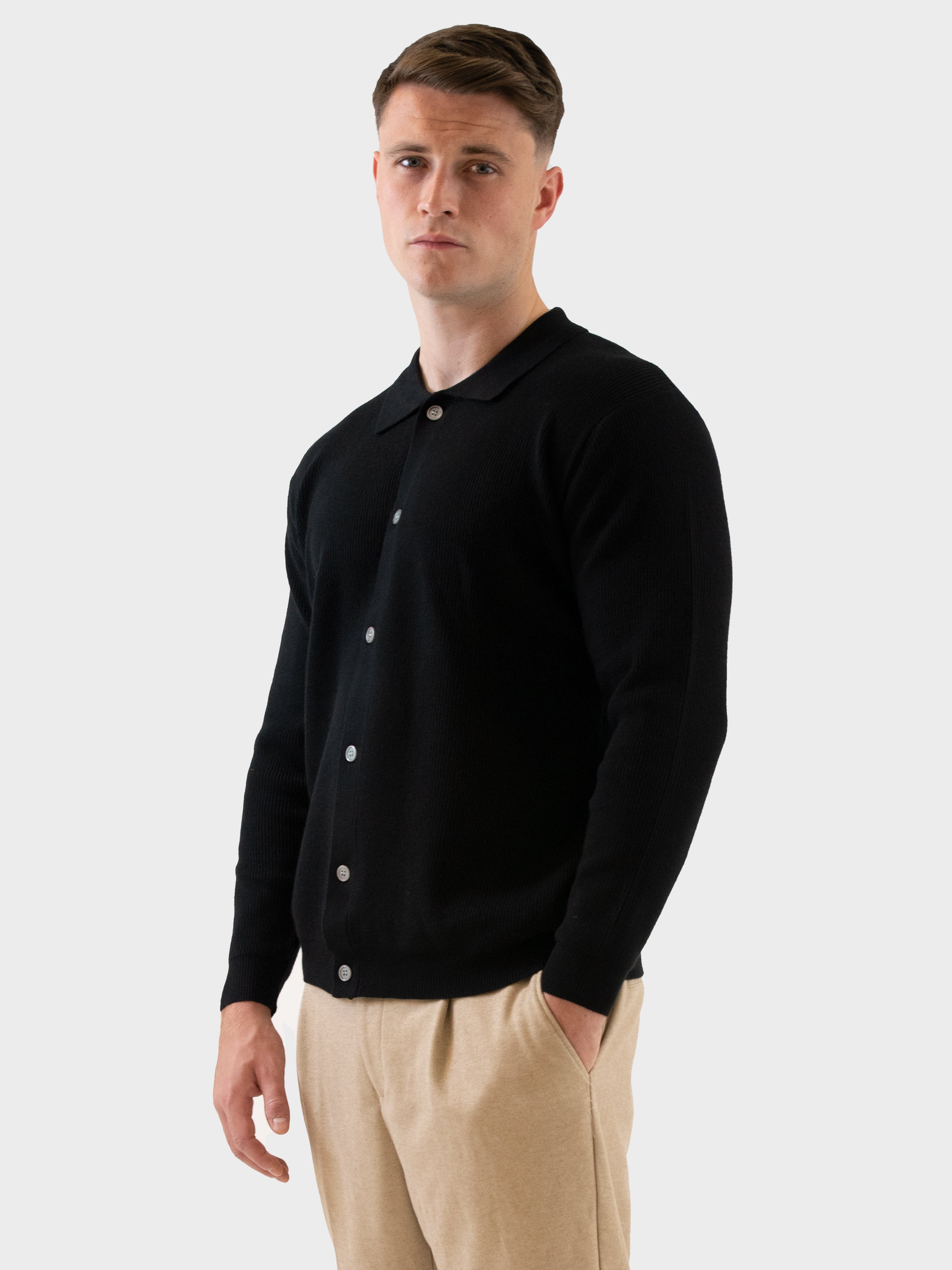 Amalfi Cardigan - Black