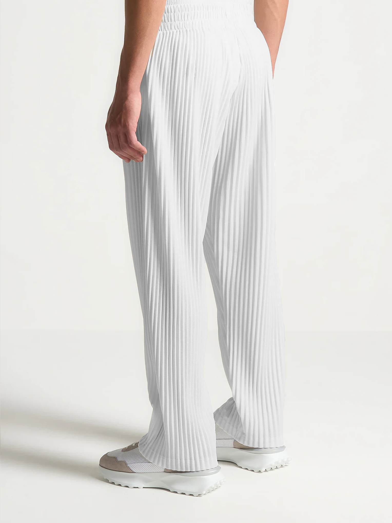 Santorini Pleated Trousers - White