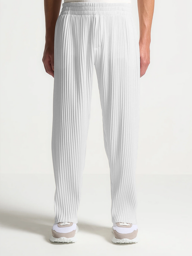 Santorini Pleated Trousers - White