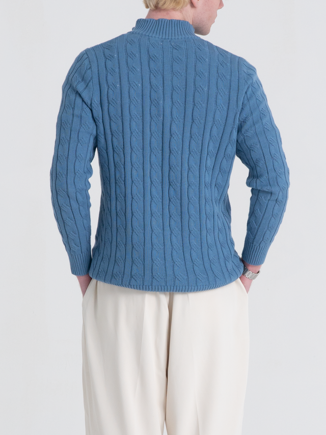 Knitted Quarter-Zip, Knitted Quarter-Zip Sweater